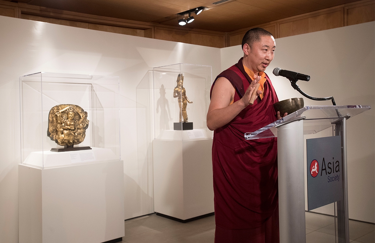 Unknown Tibet: The Tucci Expeditions and Buddhist Painting opening blessing