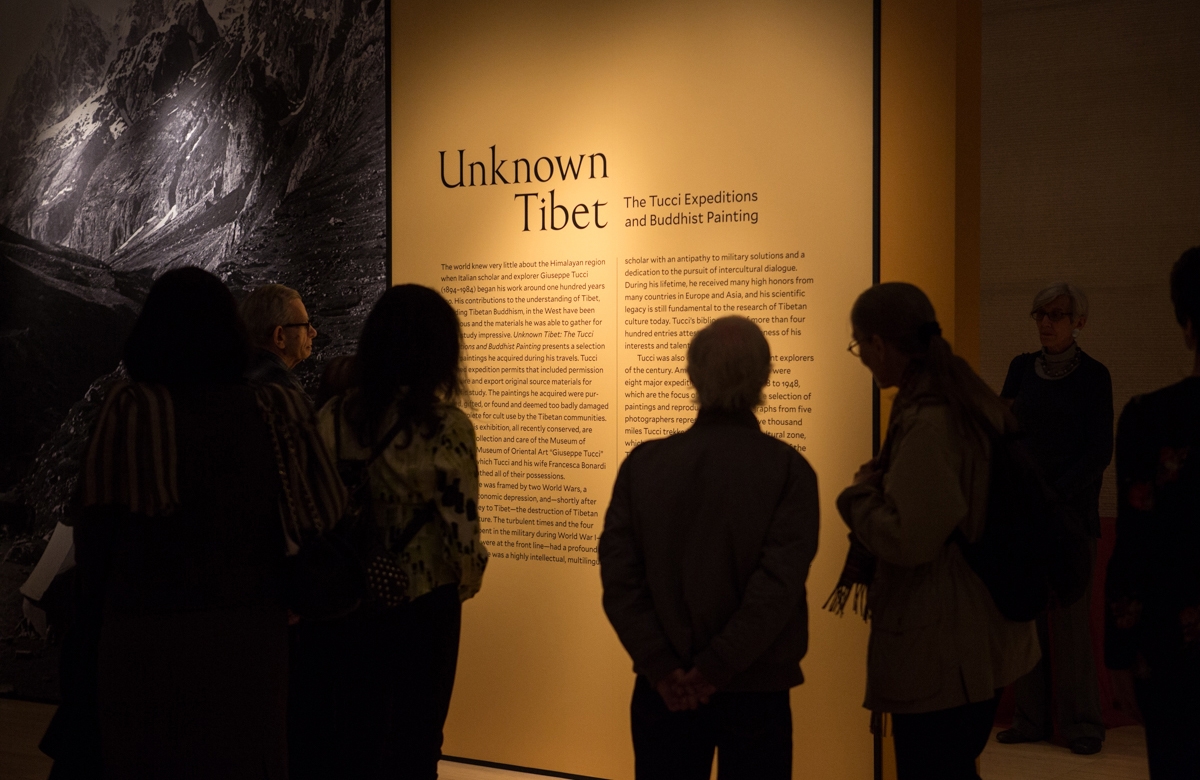 Unknown Tibet: The Tucci Expeditions and Buddhist Paintings Opening