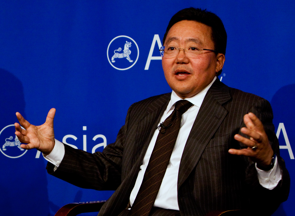 Mongolias President Says Human Rights Universal Asia Society