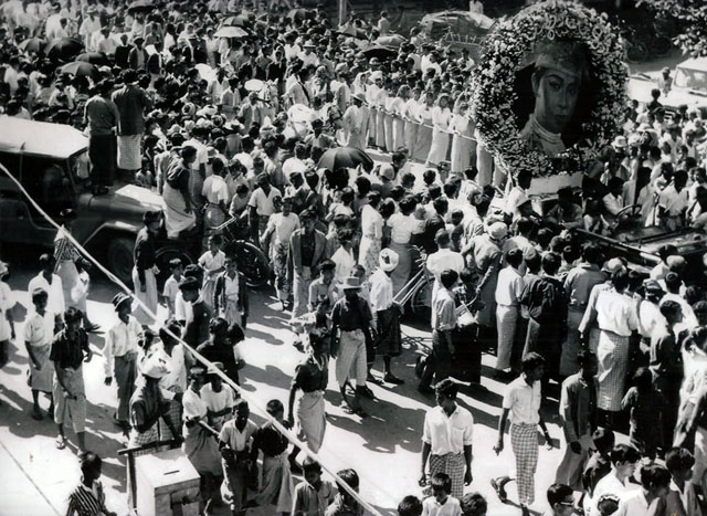 U Tin Maung's funeral procession, 1969