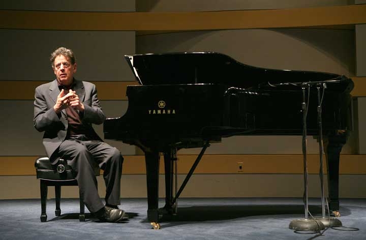 Satyagraha composer Philip Glass. (Chad Buchanan/Getty Images)