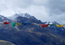 Prayer flags, Yangbajing, Tibet, 2004. (Andrew Smeall/Asia Society)