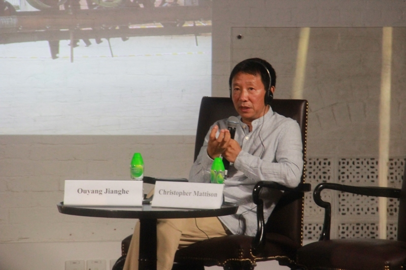 Ouyang Jianghe at Asia Society Hong Kong Center on August 8, 2014 (Asia Society Hong Kong Center)