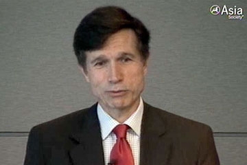 Ambassador Robert Blake at Asia Society's New York Center on Nov. 10, 2009. 