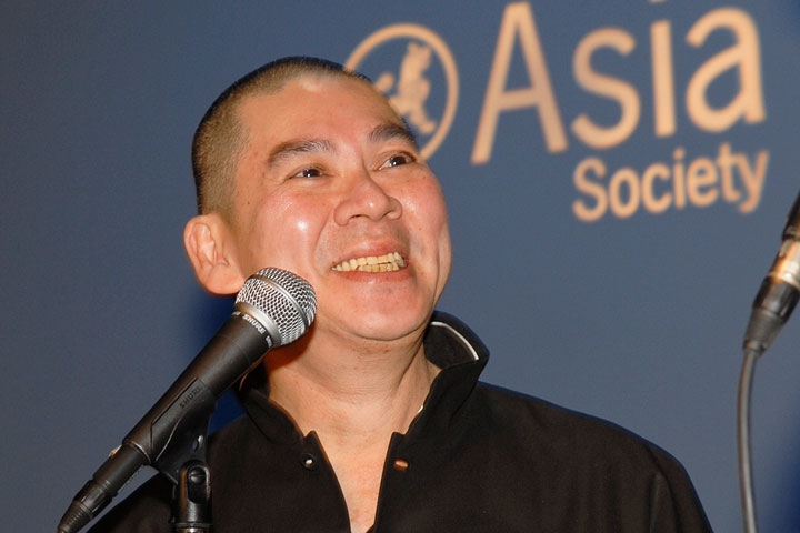 Tsai Ming-Liang at the Asia Society in Nov. 2009. (Barbara Nelson)