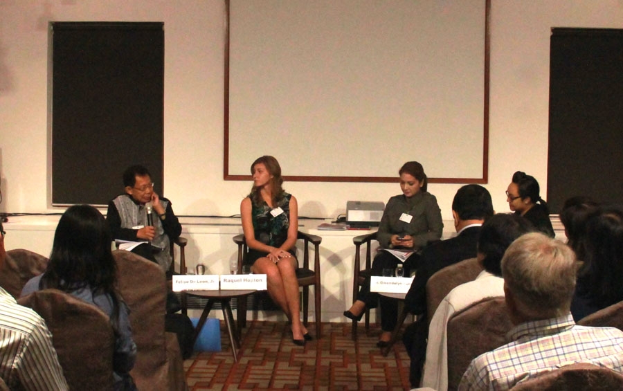 Evening panel discussion at Asia Society Hong Kong Center on September 22, 2014.
