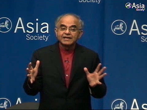 Gurcharan Das addressing the Asia Society in New York on September 30, 2010. 