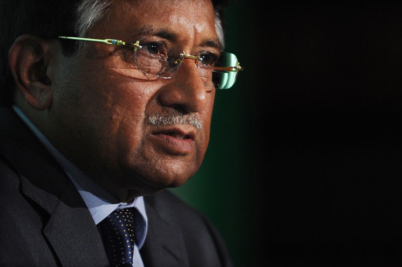 Exiled former Pakistani president Pervez Musharraf addresses a press conference in London on October 1, 2010. Musharraf set out his plan to return to politics in his country with the launch of a new party to galvanise his support. (Ben Stansall/AFP/Getty Images)