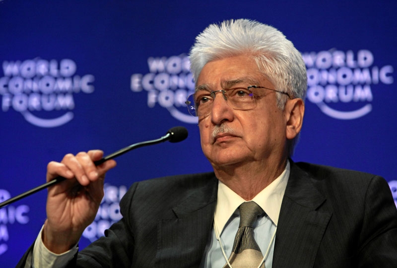 Azim Premji, chairman of Wipro, India, at the Annual Meeting 2009 of the World Economic Forum in Davos, Switzerland, January 31, 2009. (Image via Wikipedia)