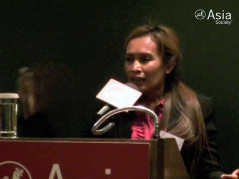 Speaking in Hong Kong on April 18, 2011, Somaly Mam describes her advocacy work on behalf of sex trafficking victims. (2 min., 20 sec.)