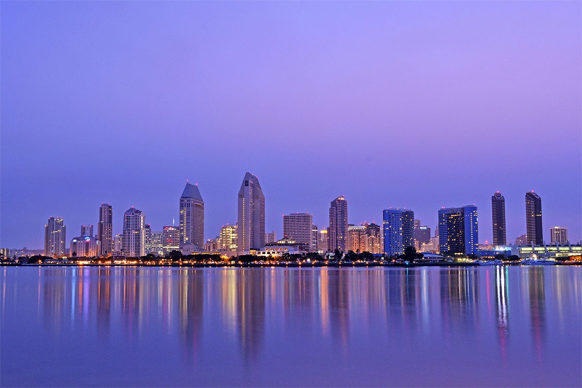 San Diego skyline (Nserrano/Wikimedia Commons)