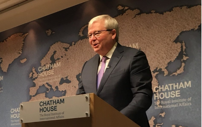 Kevin Rudd Speech London Chatham House