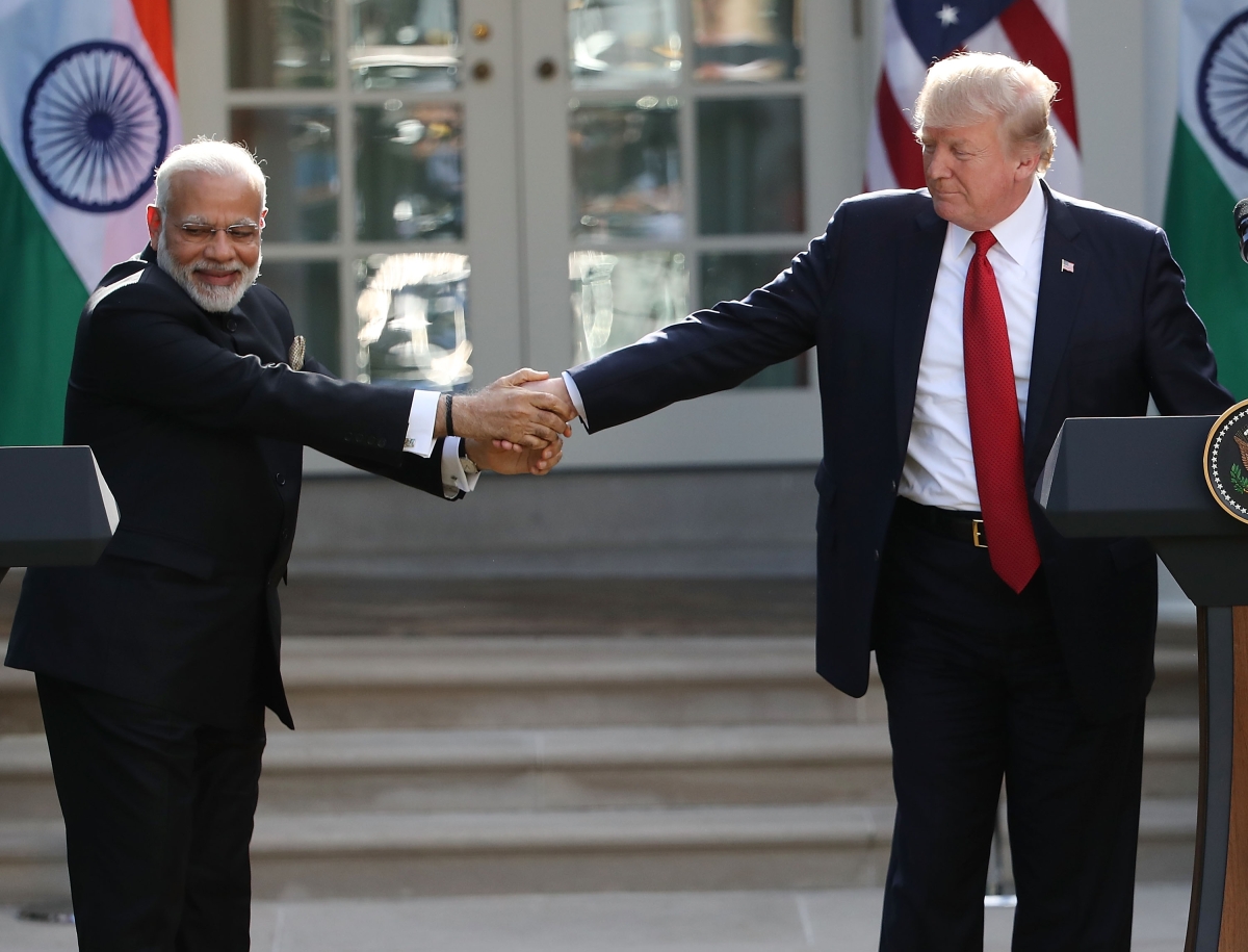 Donald Trump and Narendra Modi Hold Joint Statement At White House