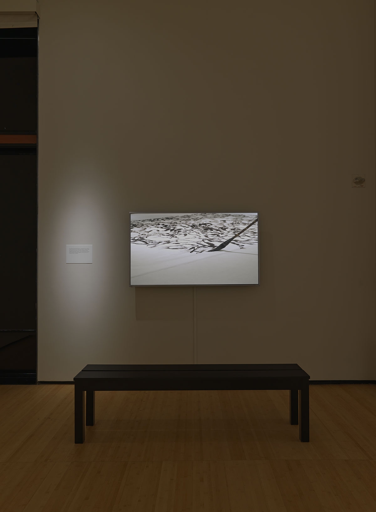 Installation view of Wang Dongling: Ink in Motion