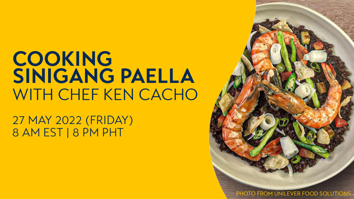 Cooking Sinigang Paella with Chef Ken Cacho