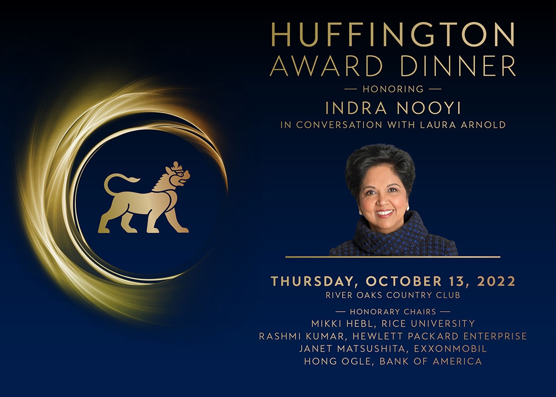 Huffington Award Dinner 2022 with Indra Nooyi