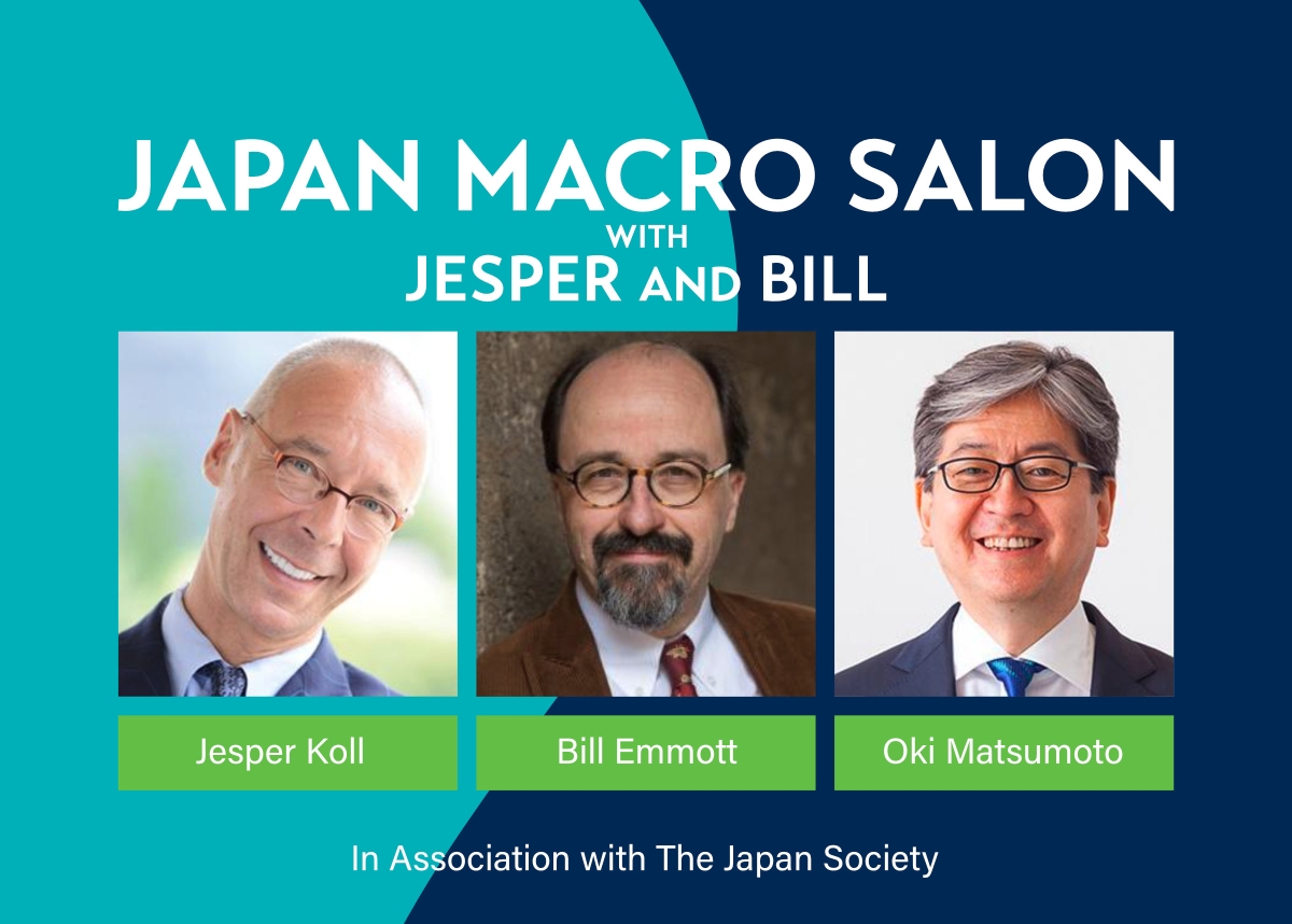 Japan Macro Salon with Jesper and Bill featuring Oki Matsumoto in association with The Japan Society