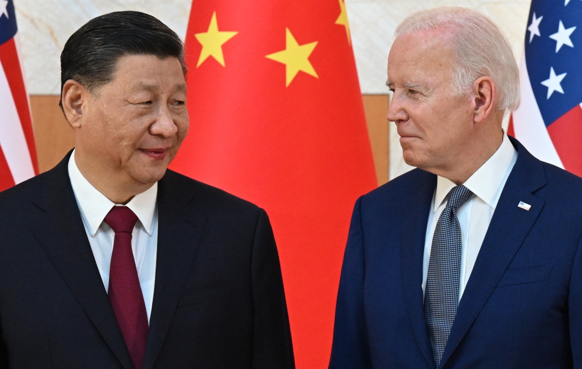 U.S. President Joe Biden and China's President Xi Jinping meet on the sidelines of the G20 Summit in 2022.