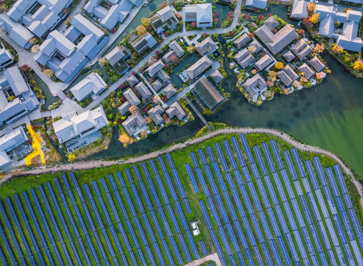 Solar panels in Shanghai
