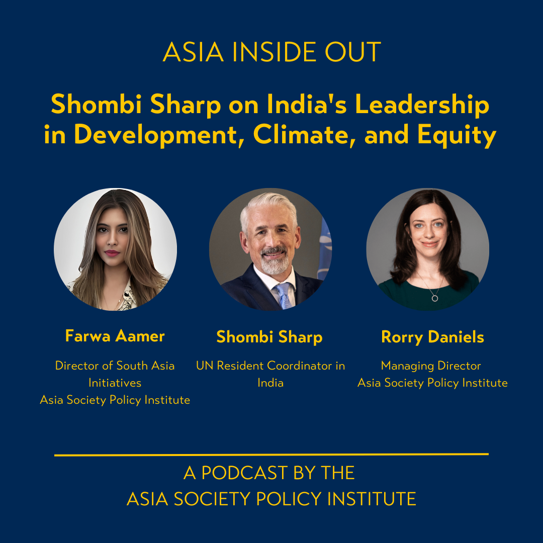 Shombi Sharp on India's Leadership in Development, Climate, and Equity