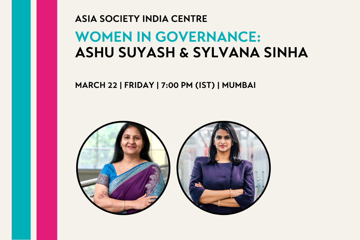 Women in Governance: Ashu Suyash & Sylvana Sinha 