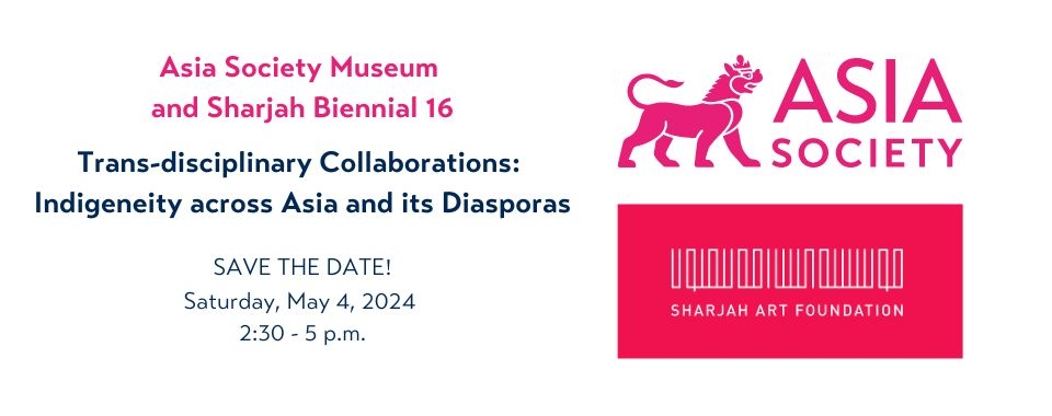 a banner showing the save the date for the May 4 Sharjah Art Foundation collaborative curatorial discussion event
