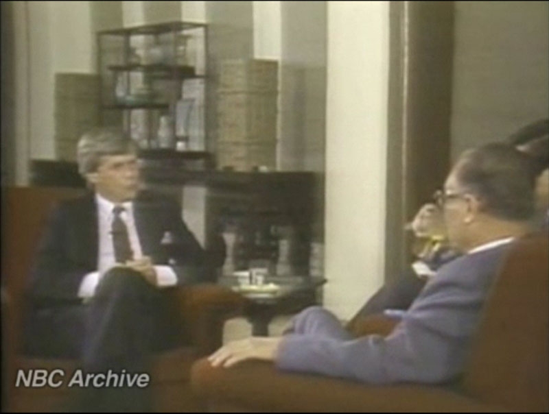 Brokaw's historic Meet the Press interview with Zhao Ziyang.