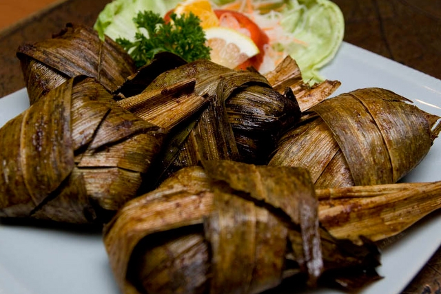 Chicken in Pandan Leaves (Photo by doubtless/flickr)