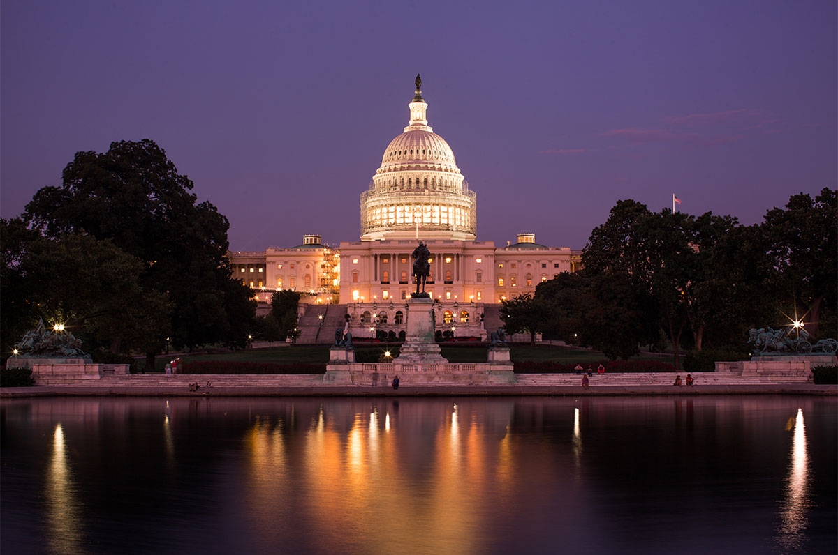 Capitol Hill at night. Thomas Hawk/Flickr