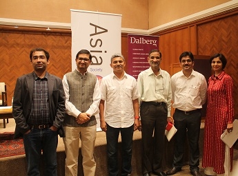 [L-R] Nirat Bhatnagar, Varad Pande, Jagdish Acharya, Sudhir D. Thakre, Mathews K. Mullackal, and Moomal Mehta