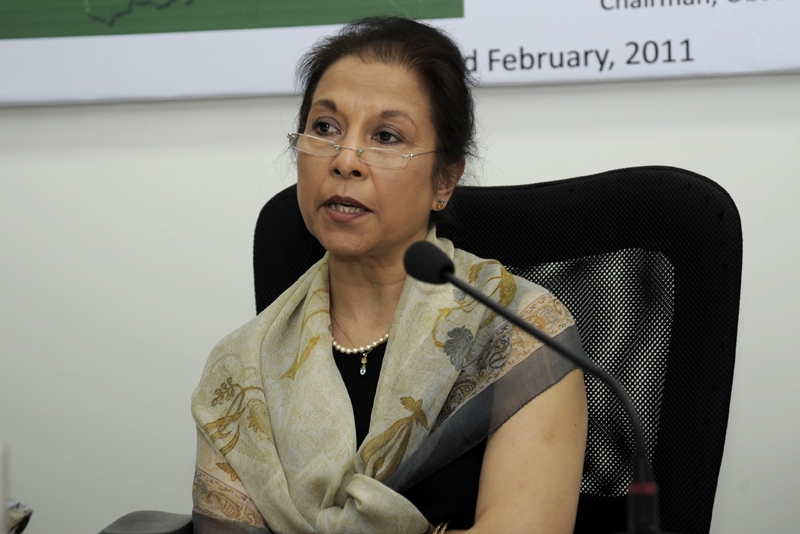 Farzana Shaikh discusses recent developments in Pakistan in Mumbai on February 22, 2011. (Asia Society India Centre)