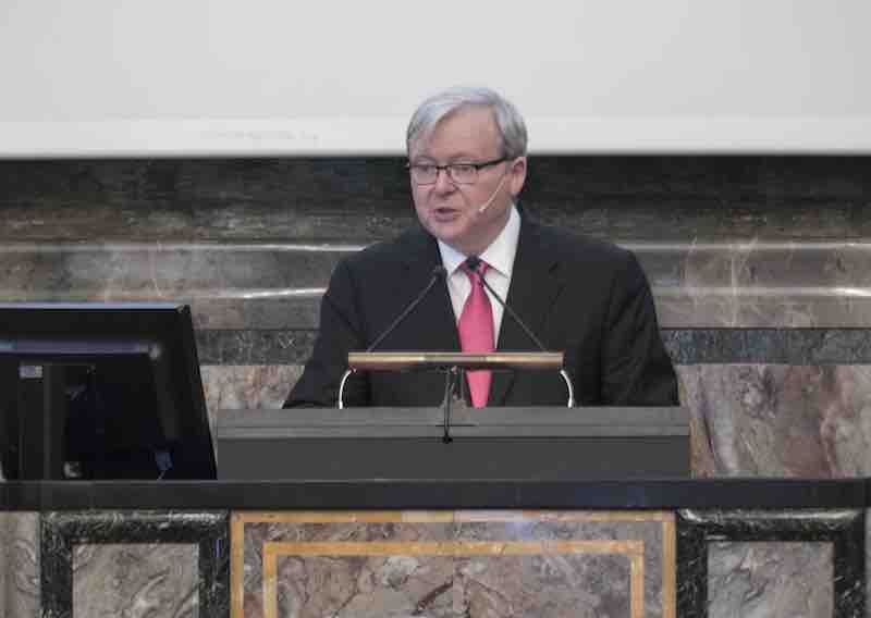 Kevin Rudd at the University of Zurich