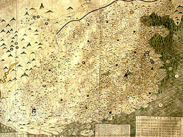 Map of Ming Dynasty China. National Library of China.