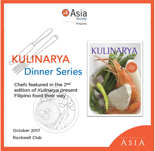 Kulinarya Dinner Series | October 2017 | Rockwell Club