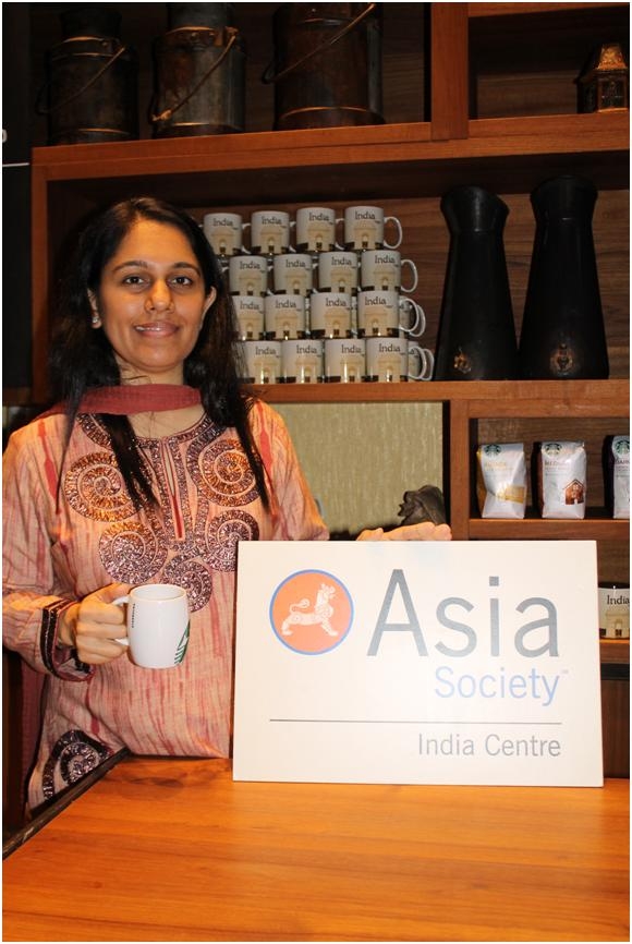 Avani Saglani Davda, CEO, Tata Starbucks Limited, in Mumbai on March 1, 2013. (Asia Society India Centre)