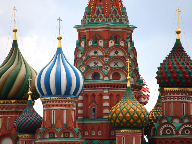 St. Basil's Cathedral in Moscow. (Punxutawneyphil/flickr)