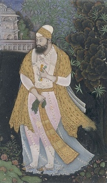 Sultan Ibrahim ‘Adil Shah II Holding Castanets, Attributed to the Bodleian Paint