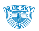 Blue Sky Surveying and Mapping Logo 