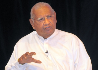 Sri Lanka's Prime Minister Ratnasiri Wickremanayake speaks at Asia Society, Sept 24, 2009. (Elsa Ruiz/Asia Society)