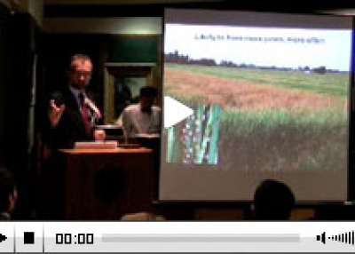 Achim Dobermann lists likely effects of climate change on Asia's rice-growing deltas, as well as some potential scientific solutions. (3 min., 40 sec.)