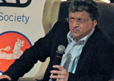 Ramachandra Guha in Hong Kong on Mar. 12, 2010. (Asia Society Hong Kong Center)