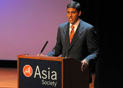 Dr. Rajiv Shah, Administrator of the United States Agency for International Development (USAID), at Asia Society's New York headquarters on August 19, 2010. (Elsa Ruiz/Asia Society)