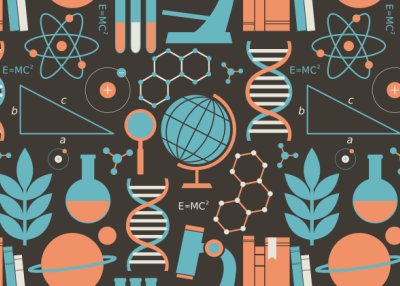 Science graphic. (starry_eyed_girl/istockphoto)