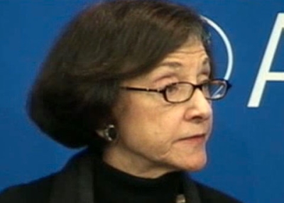 In New York on April 4, 2011, Carol Gluck cautions against accepting any predictions about what's next for post-quake Japan. (1 min., 13 sec.) 