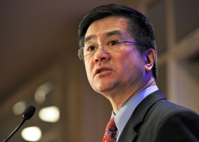 US Secretary of Commerce Gary Locke, shown here in Washington, DC in Jan. 2011, delivers the keynote at Asia Society's report launch in DC on May 4, 2011. (Karen Bleier/AFP/Getty Images)