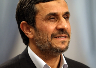 Iranian President Mahmoud Ahmadinejad in Tehran on September 17, 2011. (Atta Kenare/AFP/Getty Images) 
