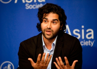 Mohsin Din at the Asia Society New York on Oct. 17, 2011. (Noah McLaurine)