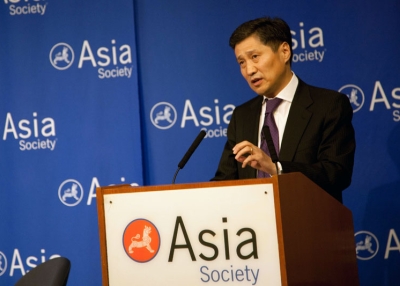Mongolian Prime Minister Batbold Sukhbaatar at Asia Society New York on Oct. 28, 2011. (Anthony Trujillo)