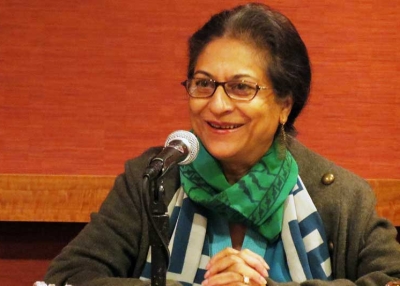Asma Jahangir, recipient of the UNA-USA Human Rights Award, in New York City on Nov. 9, 2011. (Joseph Catapano/UNA-USA)