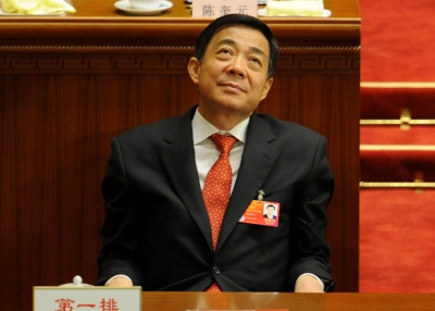 Chongqing Party Secretary Bo Xilai during the closing ceremony of the National People's Congress at the Great Hall of the People in Beijing on March 14, 2012. (Mark Ralston/AFP/Getty Images)